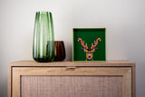 wd lifestyle wd lifestyle vassoio svuota tasche quadrato 20 x 20 cm decoro corna candy cane natale ean 8053300577859