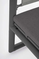 bizzotto bizzotto daybed konnor antracite struttura alluminio 213 x 149 x 196 cm tessuto idrorepellente ean 8051836690134