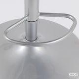 edg enzo de gasperi edg enzo de gasperi sgabello moka in tessuto avorio h 1185 x l605 x p 58 cm