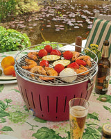 lotusgrill lotusgrill barbecue portatile 43 5 x 43 5 x 25 7 cm per esterno viola ean 4260023010912