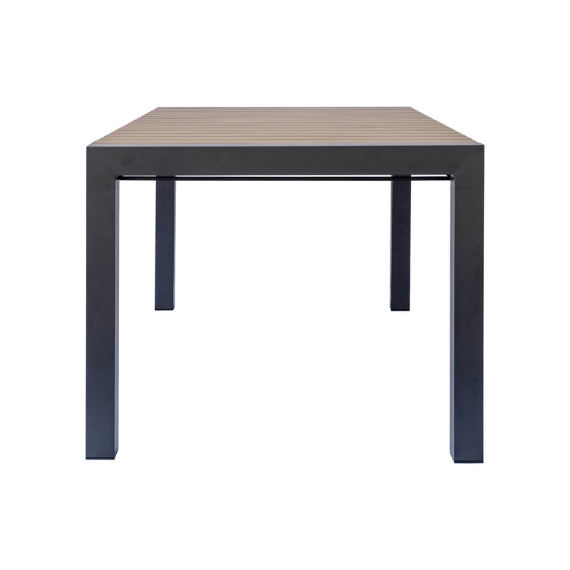 moia greenwood moia greenwood tavolo maiorca allungabile 160210x95 cm alluminio antracite con piano resin wood tavolo outdoor design moderno ean 8013054838002