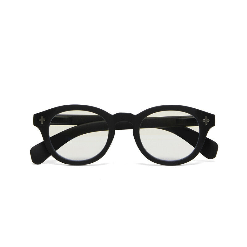 okkia okkia occhiale da lettura mod nashville premontato soft touch spring anti luce blu nero diottrie 2 50 ean 8056211374968