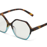 okkia okkia occhiale da lettura mod valencia premontato soft touch spring anti luce blu havana blue diottrie 3 00 ean 8056211374647