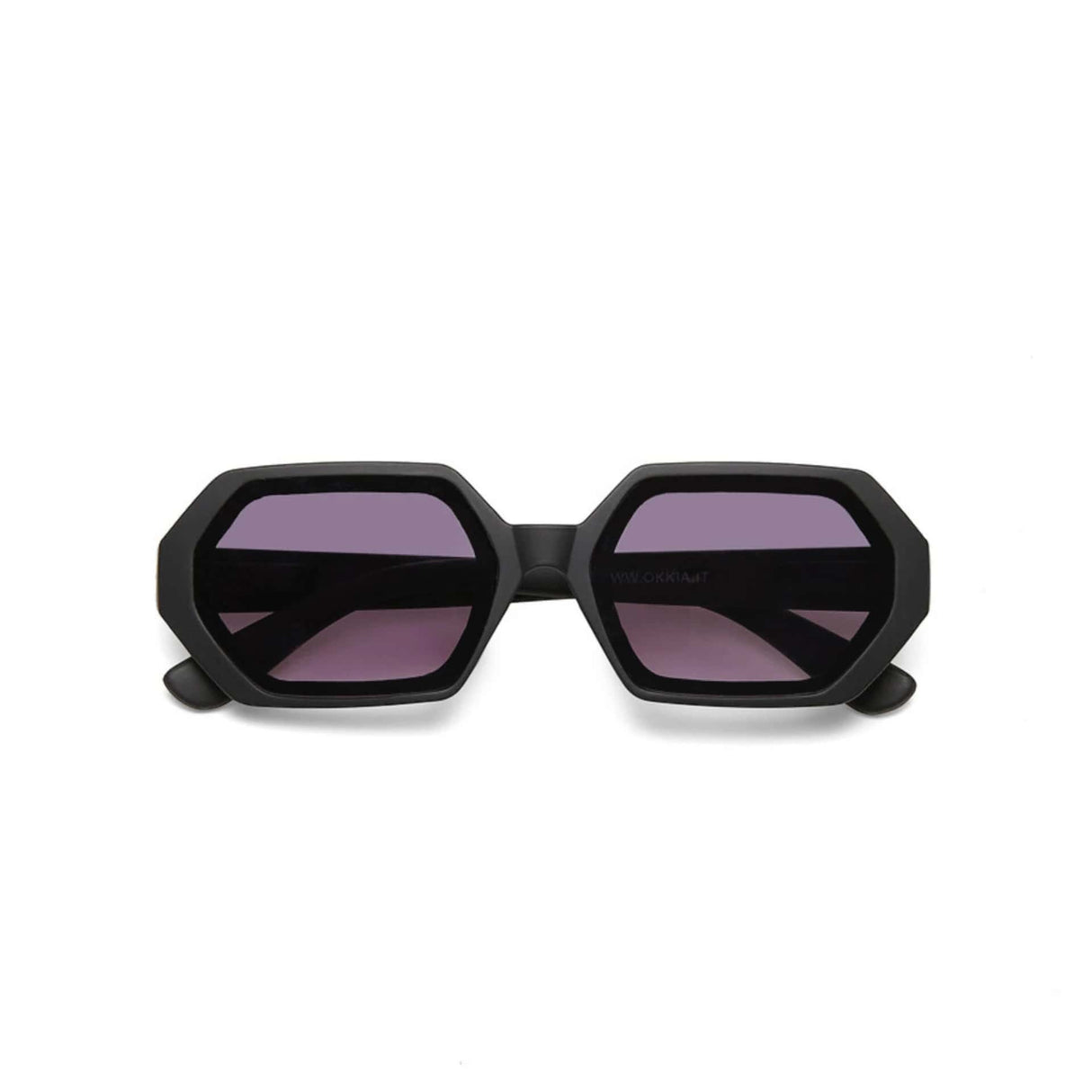 okkia okkia occhiale da sole premontato esagonale mod andrea black ean 8055773193734