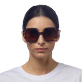 okkia okkia occhiale da sole premontato esagonale mod emma classic havana ean 8055773198029