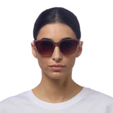 okkia okkia occhiale da sole premontato gatto lite mod silvia traslucent pink clear havana ean 8056211371486