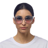 okkia okkia occhiale da sole premontato gatto lite mod silvia trasparent light pink ean 8056211370472