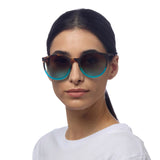 okkia okkia occhiale da sole premontato mod berlino havana blue ean 8056211371301