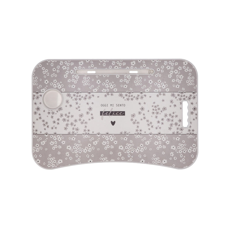 regalo italiano regalo italiano tavolino pieghevole con porta tablet mdf e ferro 60 x 40 cm h 26 cm colazione letto e divano 1 pz ean 8057586091160