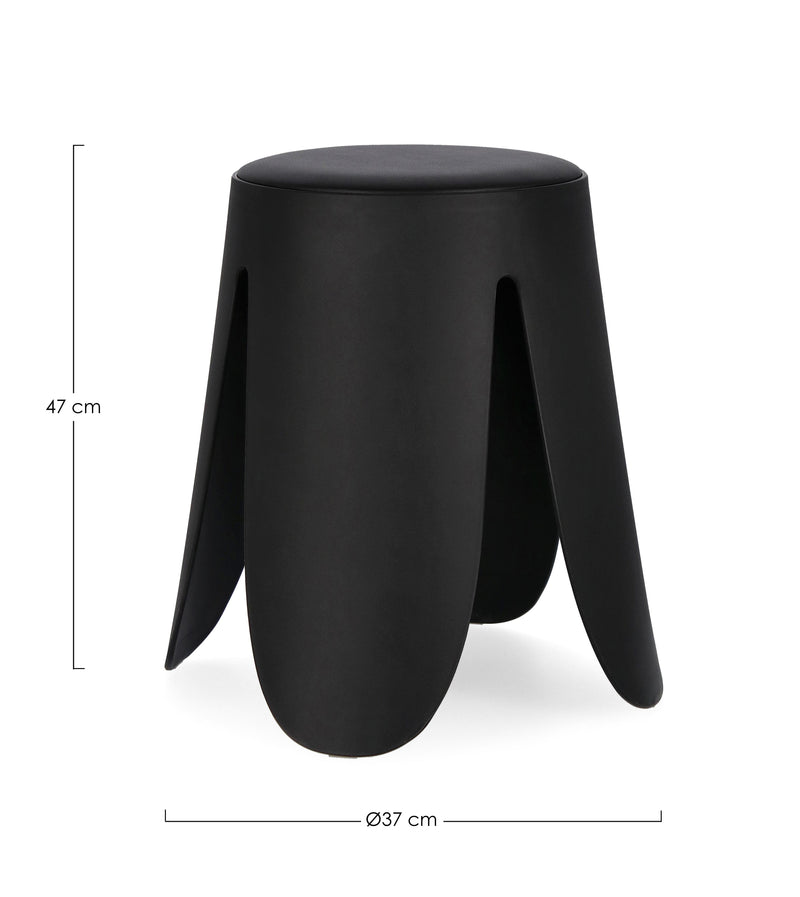 bizzotto bizzotto sgabello imogen d 37 cm h 47 cm nero ean 8051836577046