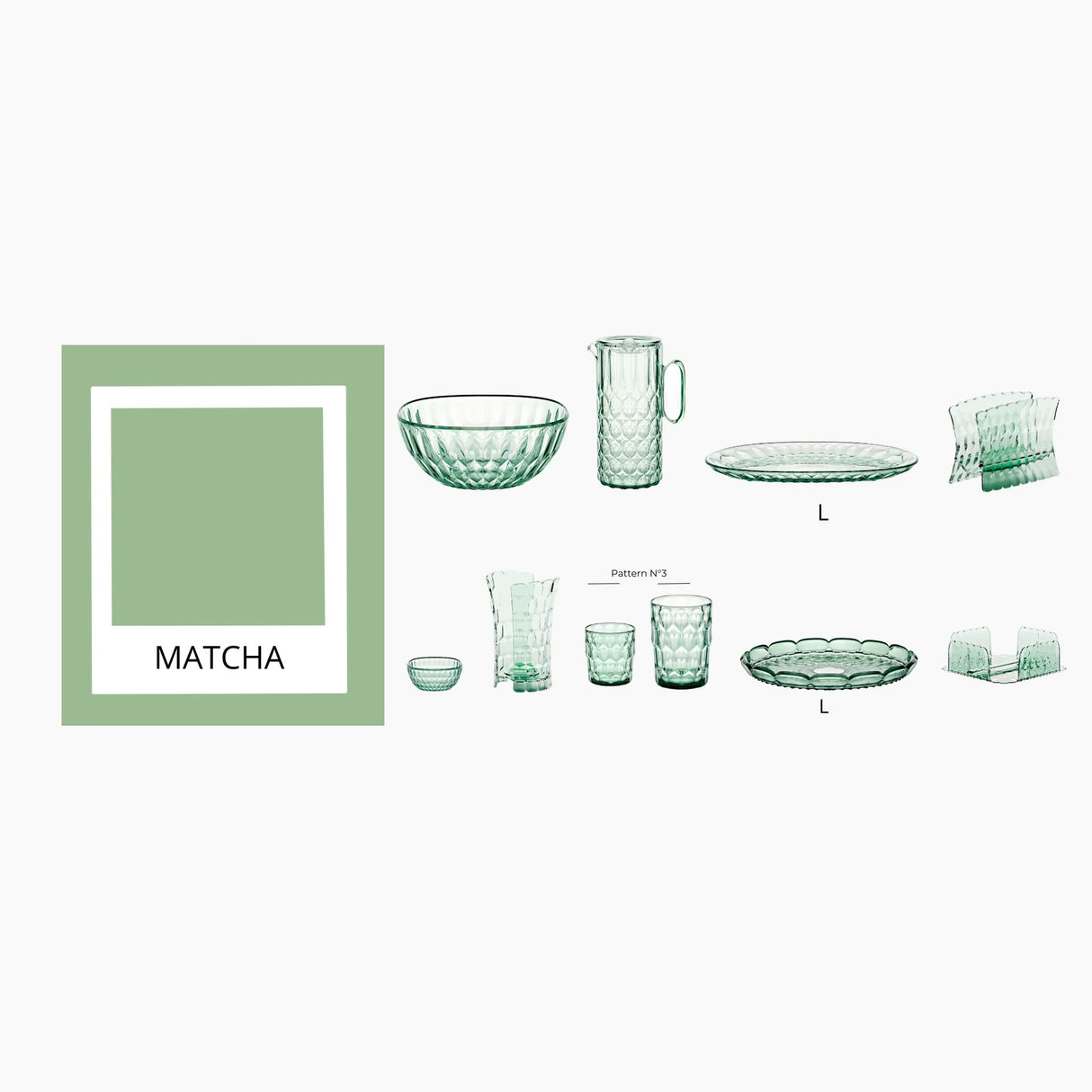 guzzini guzzini bicchiere alto decoro 2 vanity bio based verde ean 8008392396093