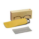 okkia okkia occhiale da lettura mod bologna premontato soft touch classic havana diottrie 3 00 ean 8056211374142