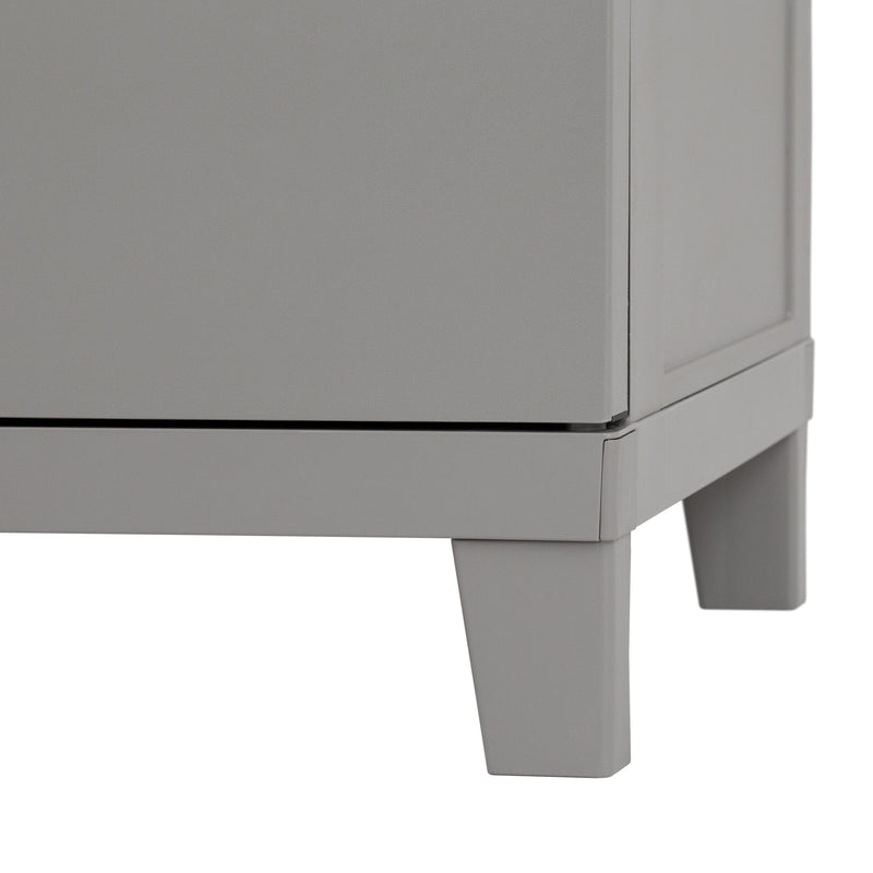 toomax toomax armadio 2 ante second life 66 x 40 cm h 88 cm grigio tortora mobile multiuso in plastica riciclata ean 8009371904551