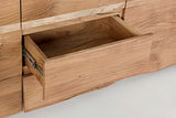 bizzotto bizzotto credenza 2 ante 3 cassetti eneas l 160 cm h 85 cm p 45 cm legno di acacia ean 8051836130524