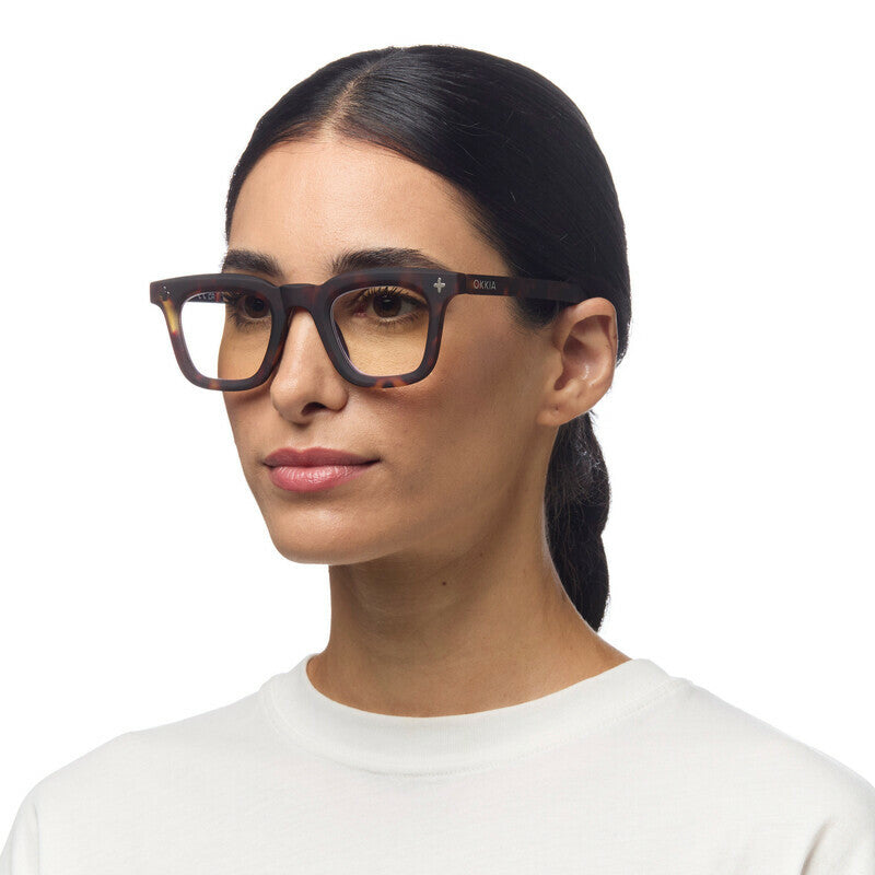 okkia okkia occhiale da lettura mod firenze premontato soft touch classic havana diottrie 2 50 ean 8056211374814