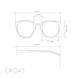 okkia okkia occhiale da sole premontato mod berlino havana blue ean 8056211371301