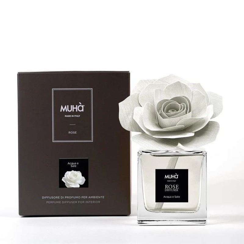Muhà Profumador Difusor Rosa Blanca Agua y Sal 100 ml