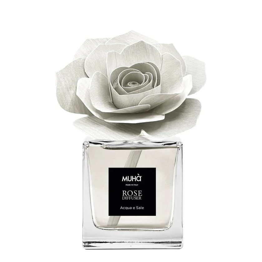 Muhà Profumador Difusor Rosa Blanca Agua y Sal 100 ml