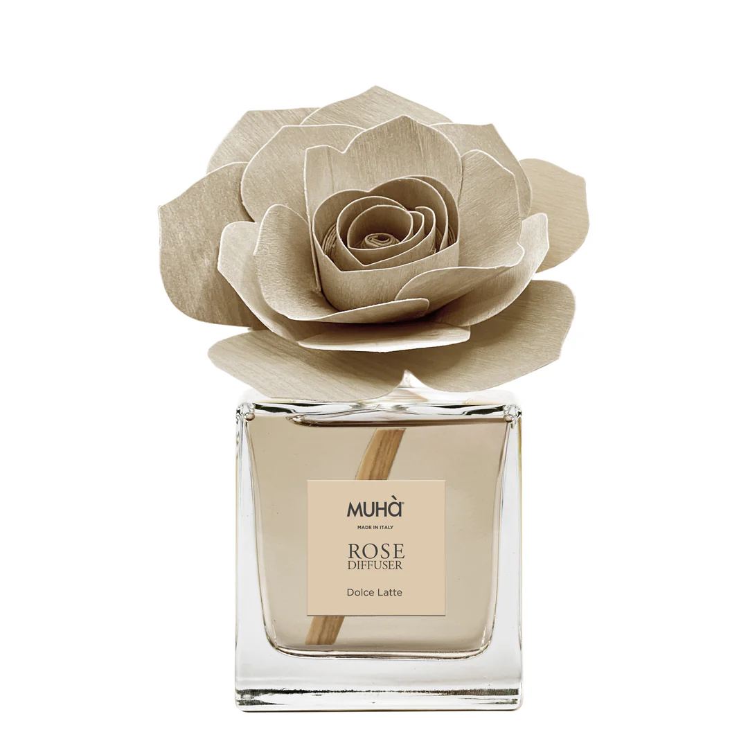Muhà Difusor Ambientador Rosa Mantequilla Dulce Leche 100ml