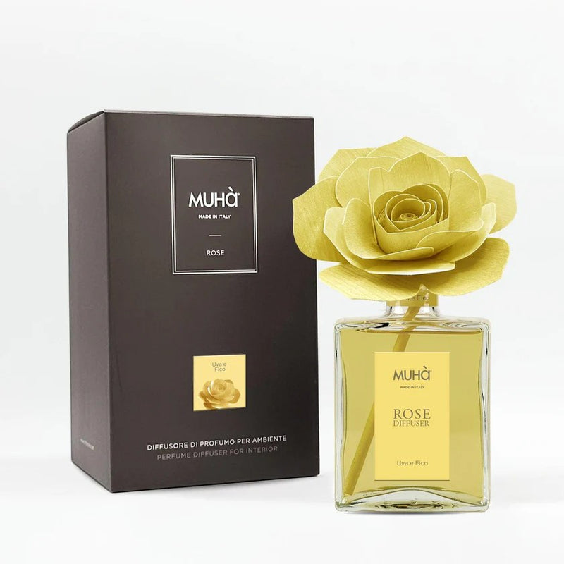 Muhà Difusor Perfumador Rose Uva e Higo 200 ml