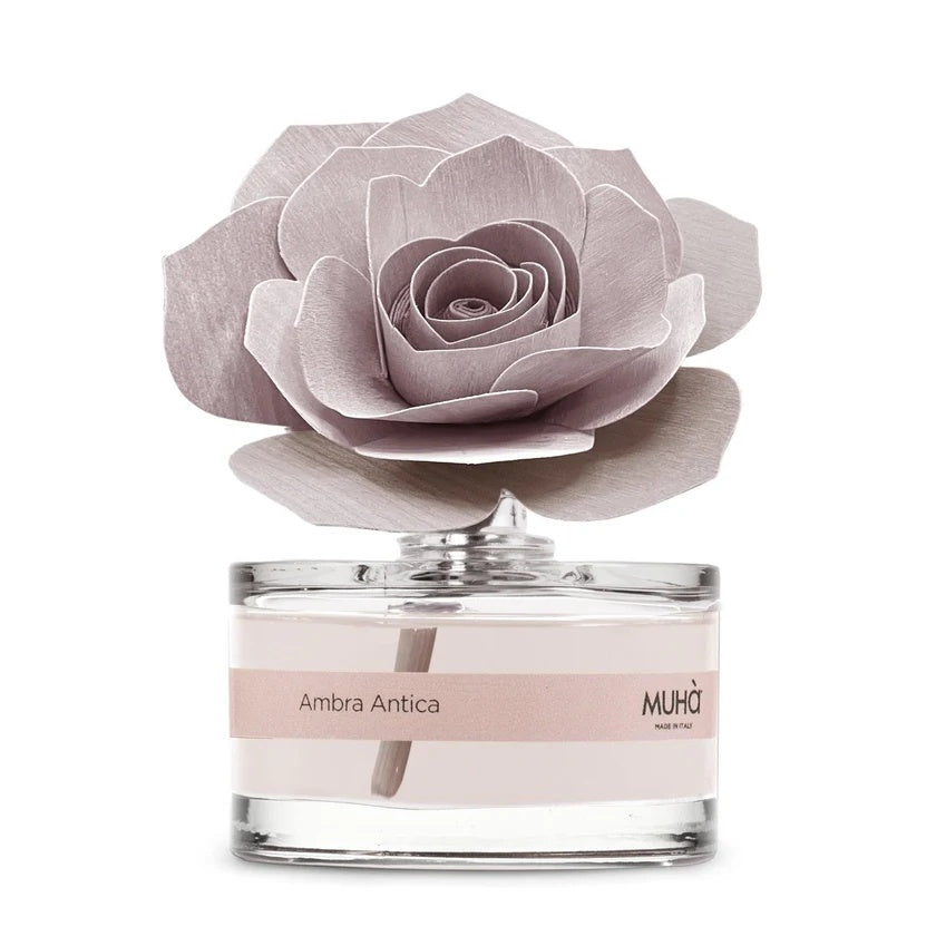Muhà Difusor Perfumador Rosa Rosa Bombonera Ámbar Antiguo 50ml