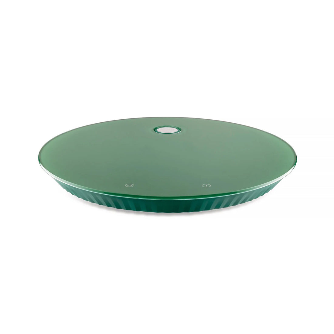 Alessi Báscula de Cocina Digital Plissé Verde en Resina Termoplástica y Vidrio Templado