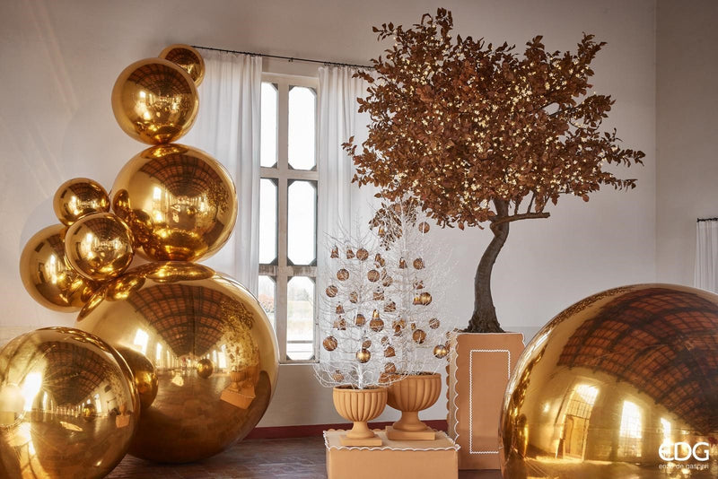 EDG Enzo De Gasperi Espejo Decorativo Esfera D 180 Cm Plata