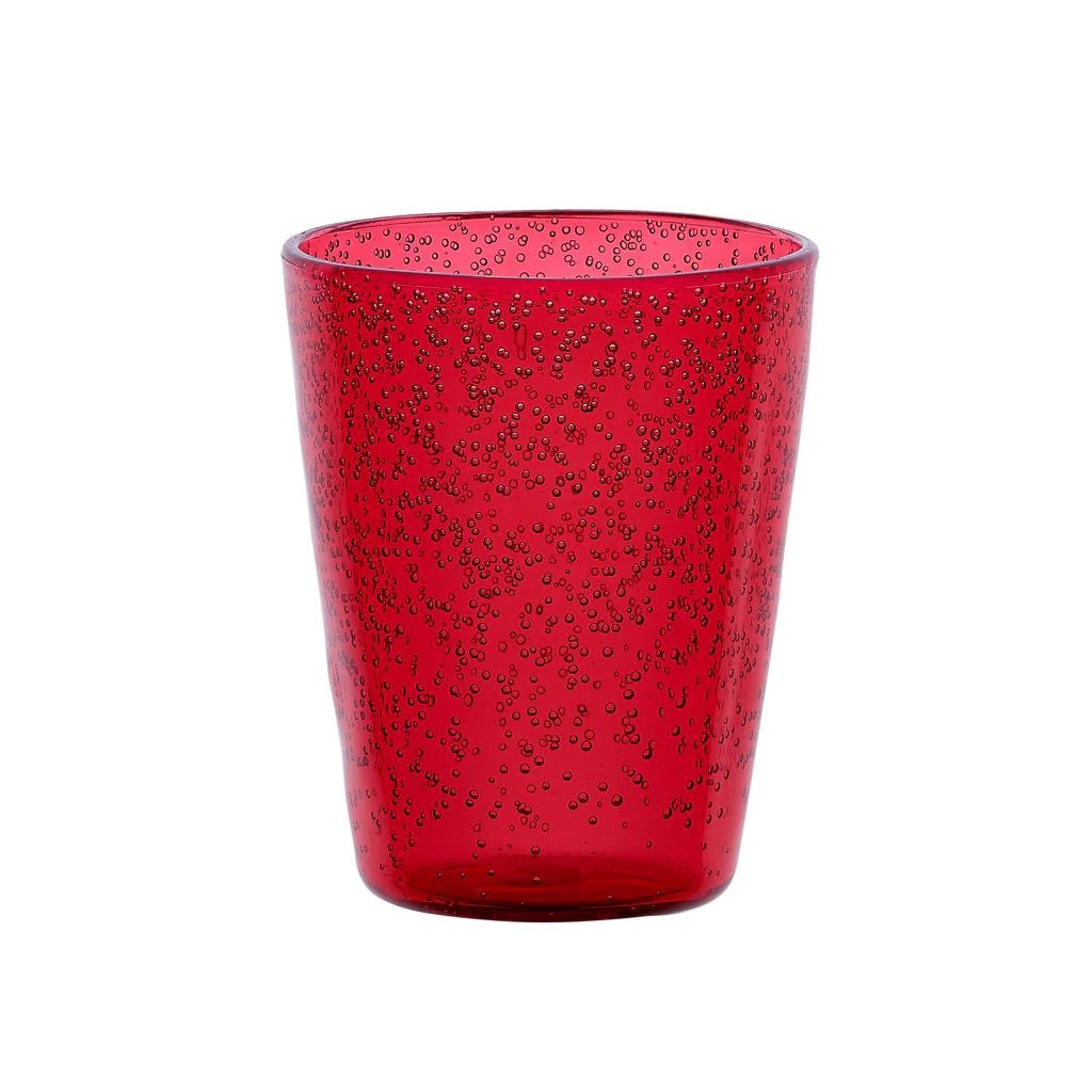Vaso Zani Serafino Memento Synth de Agua en Metacrilato Rojo Claro