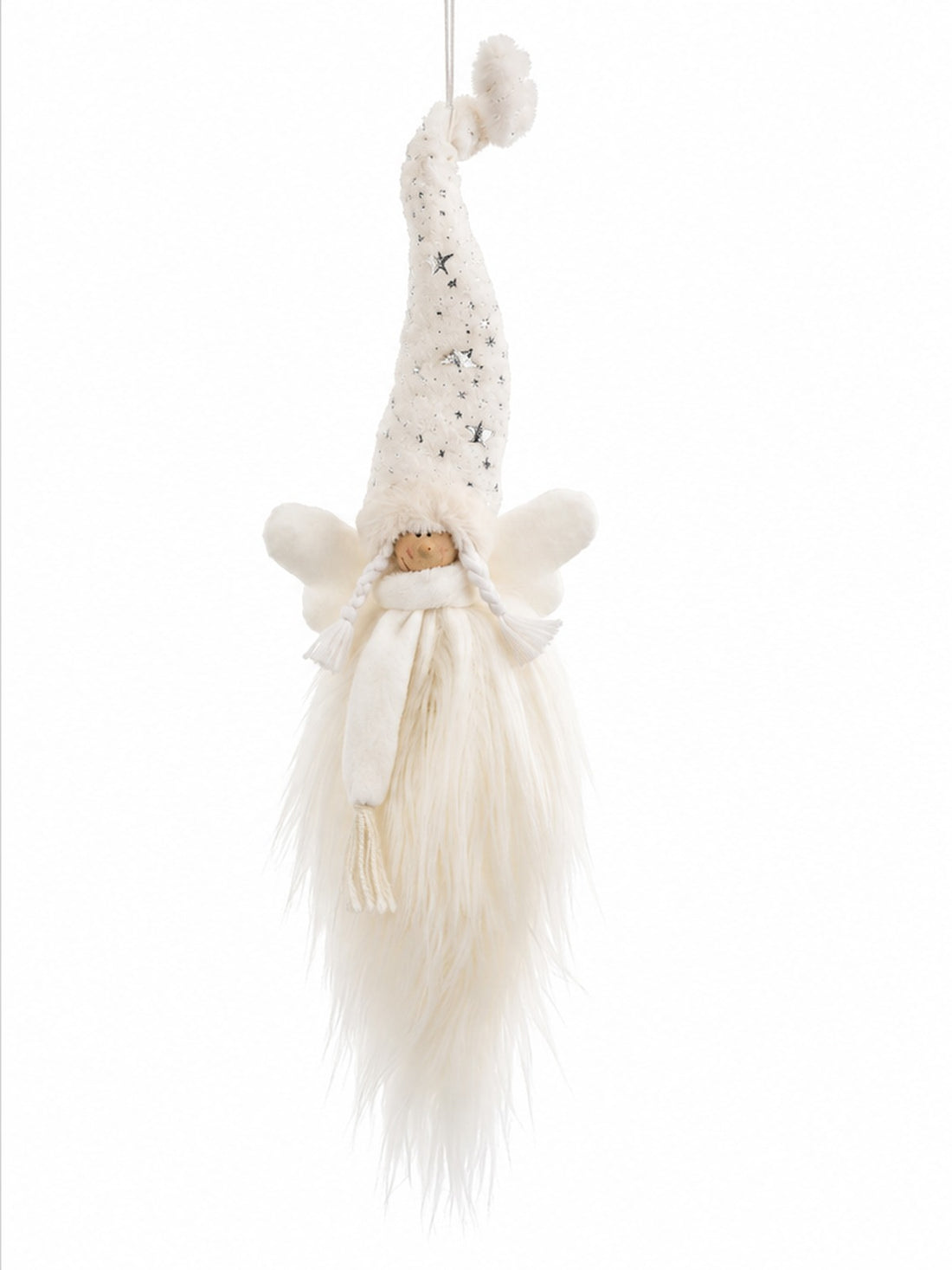 ARPIMEX Niño Navidad Colgante para Árbol de Navidad H 76 Cm Blanco