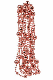 ARPIMEX Collar Navidad Perlas Plástico D 14 Mm 2,7 Mt Rosa