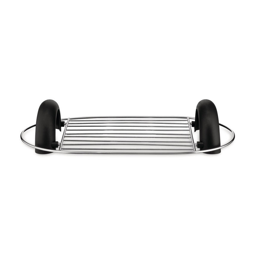 Tostador Alessi Toru Negro en Acero Inoxidable y Resina Termoplástica