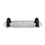Tostador Alessi Toru Negro en Acero Inoxidable y Resina Termoplástica