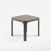 Nardi Tavolino Net Table 40 Tortora Polipropileno Apilable