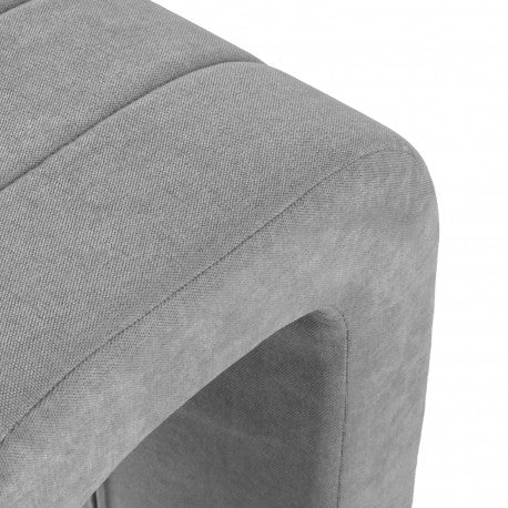 Versa Banco Tapizado Gris Claro