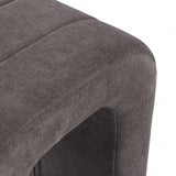 Versa Banco Acolchado Gris Oscuro