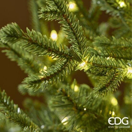 EDG Enzo De Gasperi Pino Navideño Luciérnagas con Jarrón LED H90 cm IP44 Verde – Árbol de Navidad Luminoso
