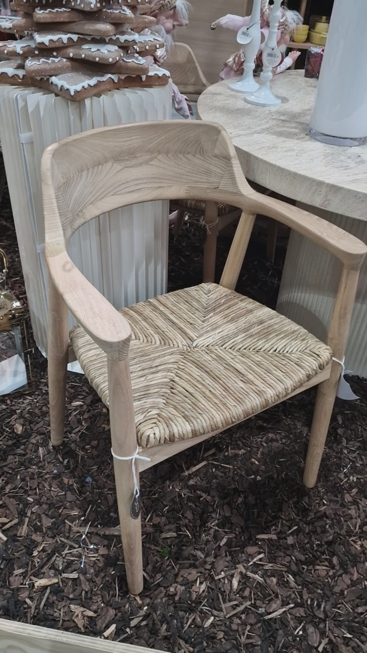 Silla EDG Enzo De Gasperi En Sungkai H 80 Cm L 50 Cm L 55 Cm Natural Marrón