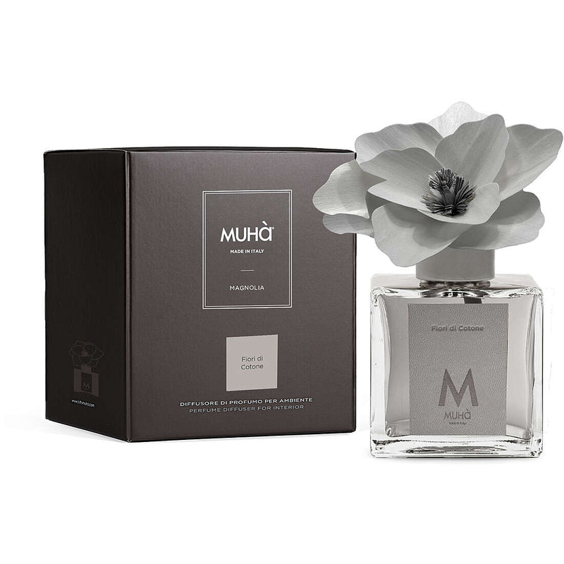 Muhà Difusor Perfumador Magnolia Flores de Algodón 250 ml