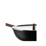 Sartén Alta Alessi Edo 28 cm Marrón con Mango Largo – Sartén en Acero Diseño Elegante