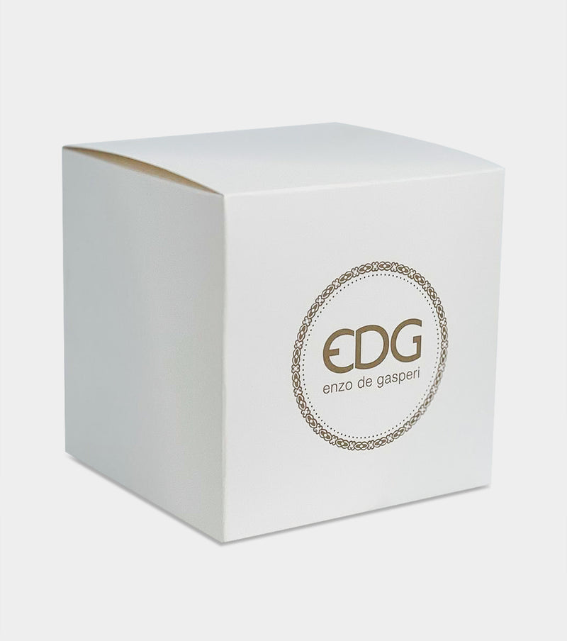 EDG Enzo De Gasperi Vela Crystal New + Caja de Regalo H10,5 D11 Champagne