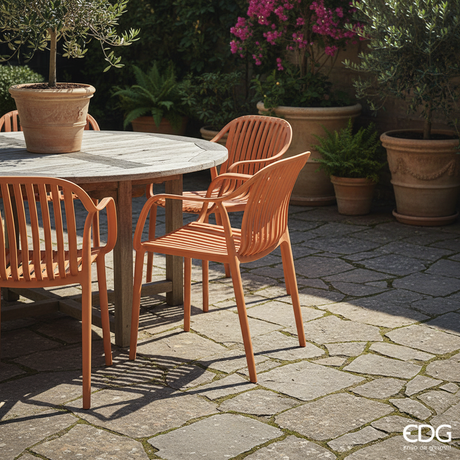 Sedia Righe Ruggine – Terrazza