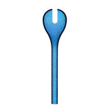 Zani Serafino Juego de Cuberterías para Ensalada Salad Server Me Synth Metacrilato Deep Blue