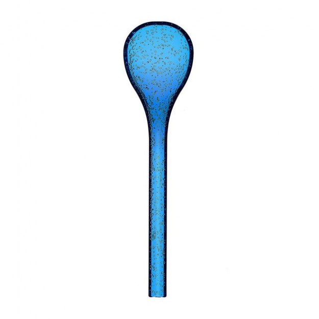 Zani Serafino Juego de Cuberterías para Ensalada Salad Server Me Synth Metacrilato Deep Blue