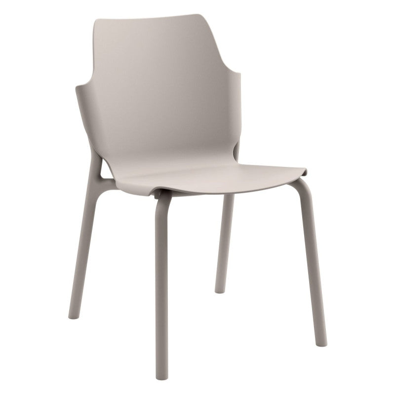 Dimo Versa Silla Shila en PP Gris Tórtola 56x47x83cm