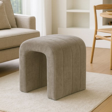 Versa Taburete Tapizado Beige