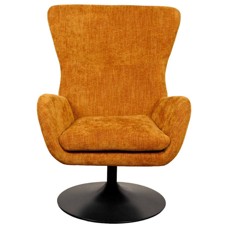 Sillón Dimo Melania en Tela Ocre