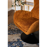 Sillón Dimo Melania en Tela Ocre
