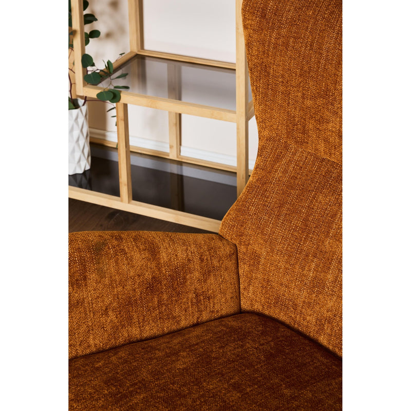 Sillón Dimo Melania en Tela Ocre