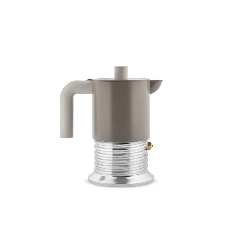 Alessi Vite Cafetera Espresso 3 Tazas Warm Grey