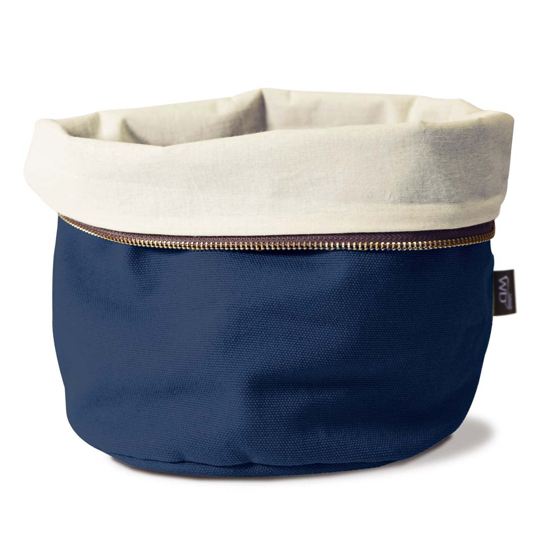 WD LifeStyle Sacchetto Pane Riscaldabile Cotone Blu